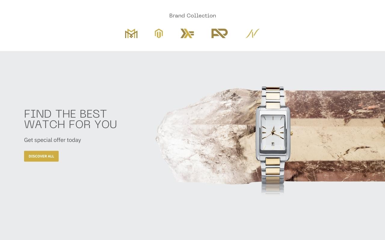 Ecommerce watch selling website by Nahid Rana