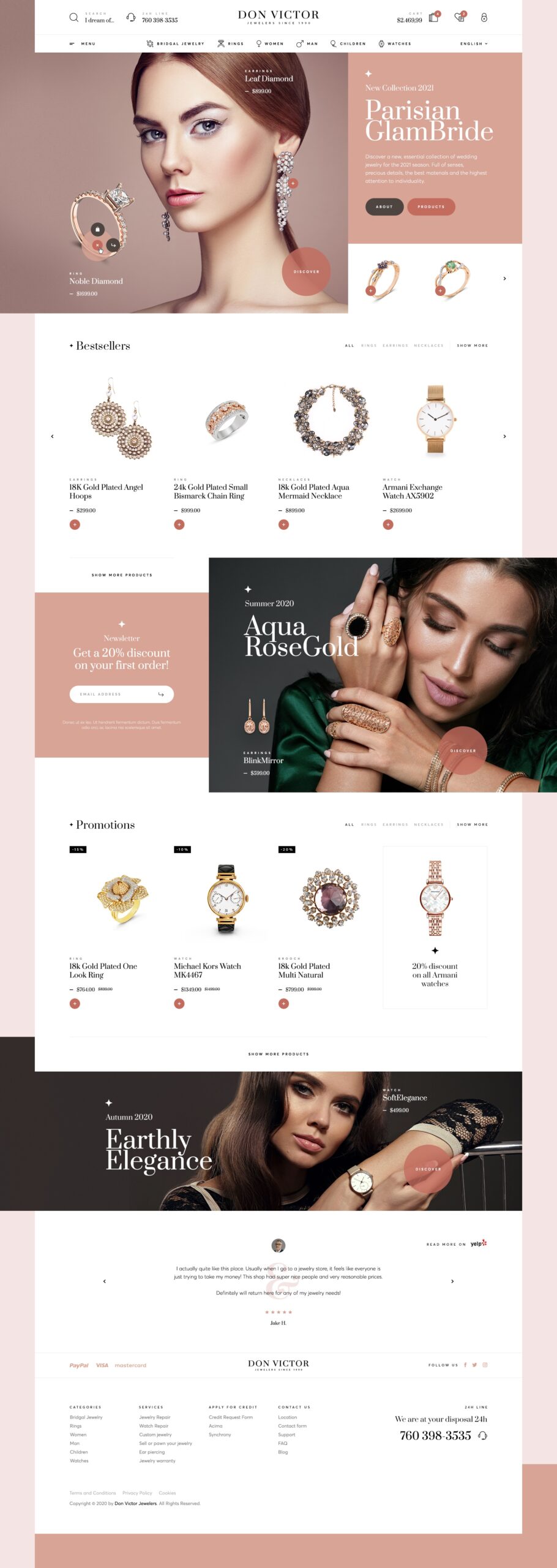 jewelry website- Freelancer Nahid Rana